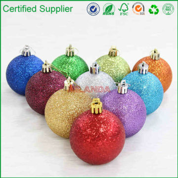 Milanda 2015 high-tech glitter glass christmas bauble christmas ball                        
                                                Quality Choice