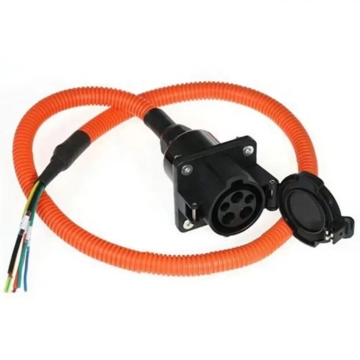32A/50A SAE J1172 EV Charger Inlet Socket with 1m Cable