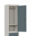 2 Tier Steel Lockers for School Two-tone Coloring