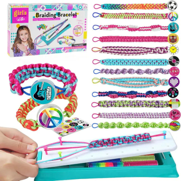 Teen DIY Friendship Bracelet Making Kit - Craft Supplies for Party, Travel, Birthdays, and Christmas Gifts