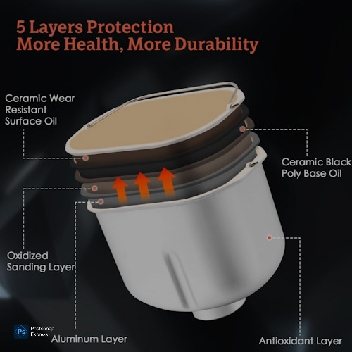 Compact Portable Bread Maker for Home Use