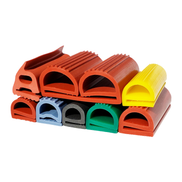 heat resistant low temperature e-shaped rubber strip