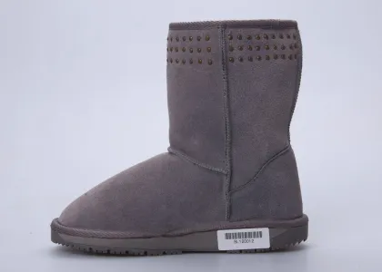 Oem Cow Leather Upper Snow Boots , Womens Winter Snow Boots