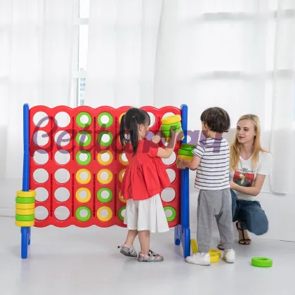 Bestselling Outdoor Play Toy: Connect Four Games in a Row - An Educational Backyard Chess for Kids