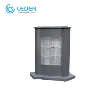 LEDER 10W LED Gray Bollard Light