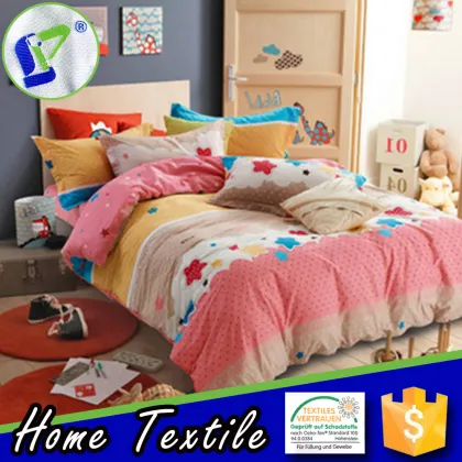 Textile king size flower bed sheet