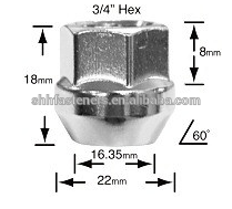 Rays wheels lug nuts