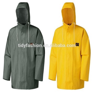 PVC Waterproof Mens Raincoat