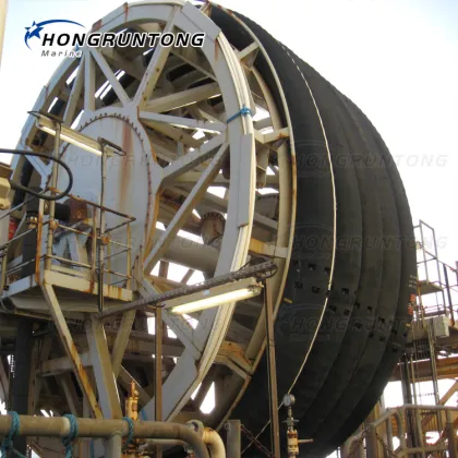 21 Bar Full Floating Mainline Dock Cargo Oil Barge Dock Marine Hose