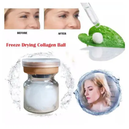 Natural Silk Protein and Collagen Serum for Anti-Aging and Wrinkle Removal