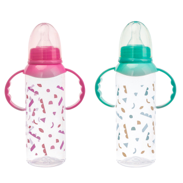 Bottiglie da alimentazione per bambini di alta qualità senza BPA all'ingrosso - 250 ml/8oz, perfetto per i neonati - materiale PP con manico
