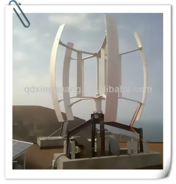 wind solar hybrid power system with vertical wind turbine