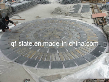 Slate Mosaic Pattern/Glass Mosaic Art Pattern for Flooring