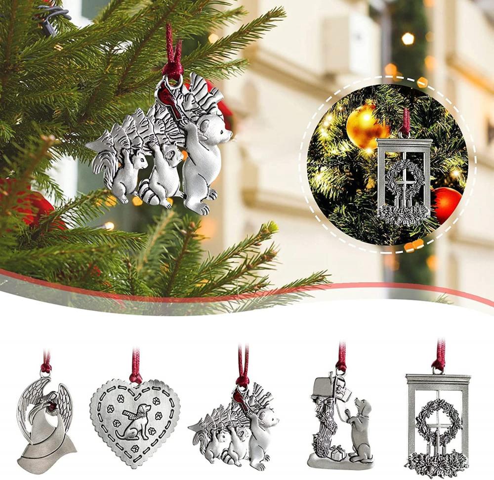 Đồ trang trí cây thông Noel Pewter Solid Pewter