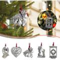 Solid Pewter Christmas Tree Ornament