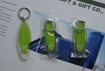Surfboard acrylic keychain