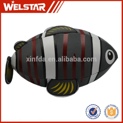 Funny Neoprene Shark Ball, Soft American Football, Fish Beach Balls