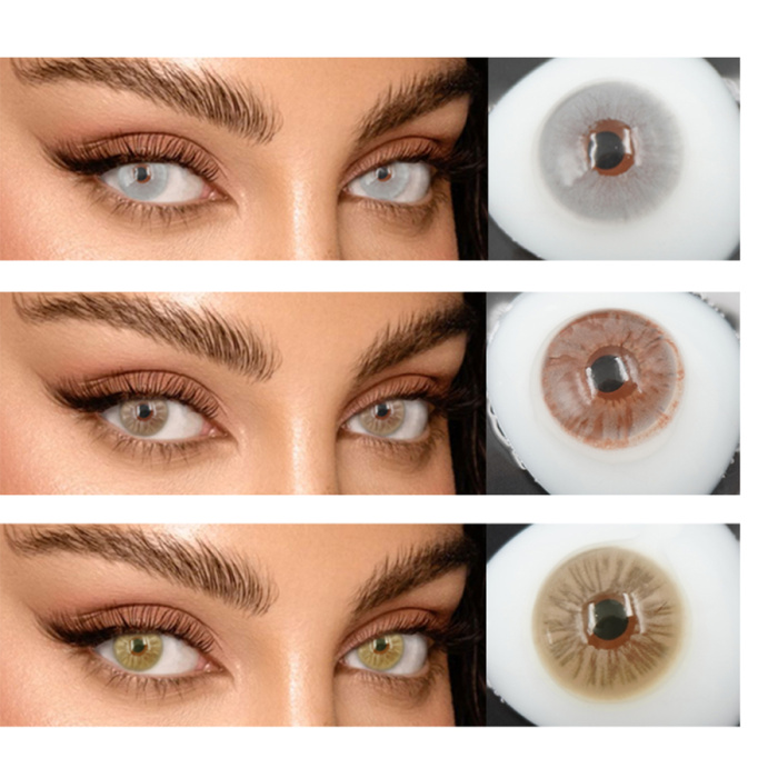 Strength generation processing non-myopic contact lenses