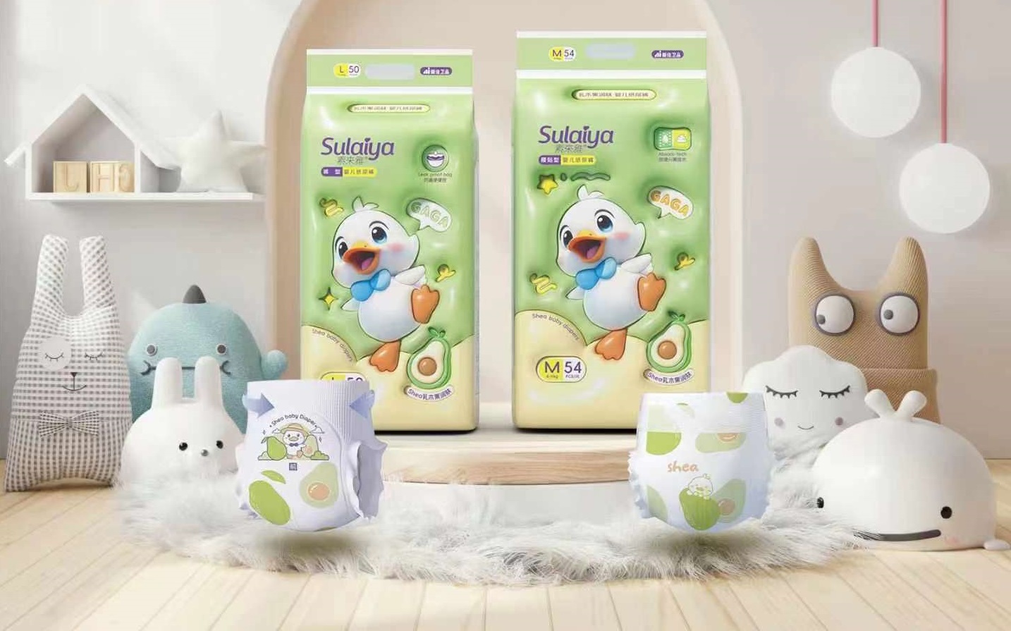 Free samples quality pull up diapers