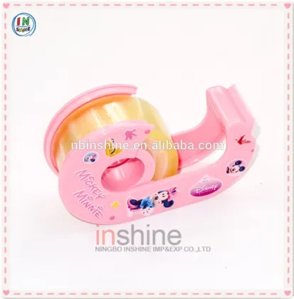 Custom design tape dispenser with stationery tape , cute school stationery , stationery tape set