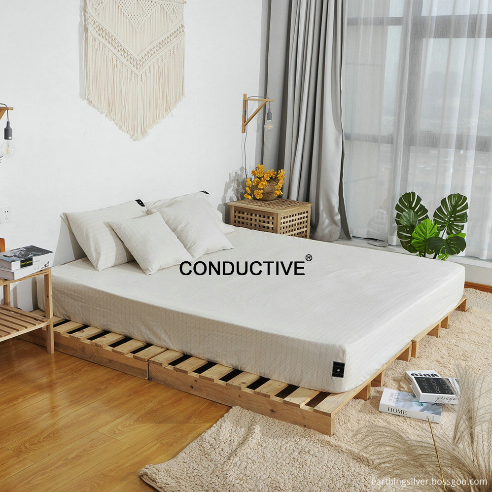 Conductive Earth Bed fitted Sheet