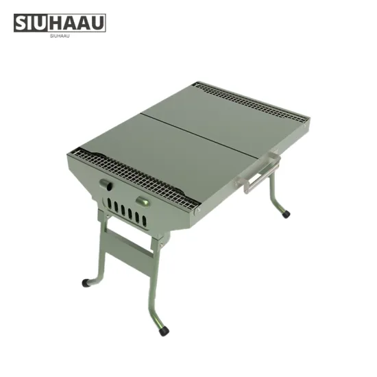 Hot Sale Portable Barbecue Grill Machine Backyard Camping Folding BBQ Grill