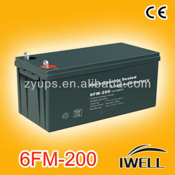 2pcs deep cycle12V 200ah Battery in Series Become 24V 200AH