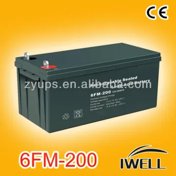 Long Life Lead acid AGM Battery 12v 200ah Power Safe Battery