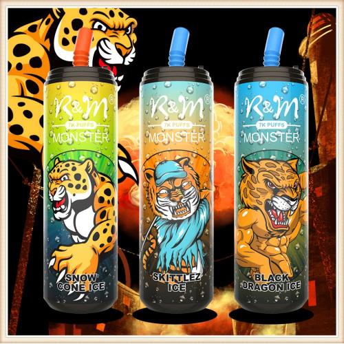 Raksasa Vape Monster 7000 Puffs Mesh Coil Borong