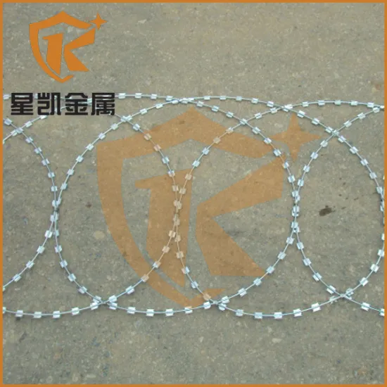 Barbed Wire Mesh Type and Steel Wire Material razor wire