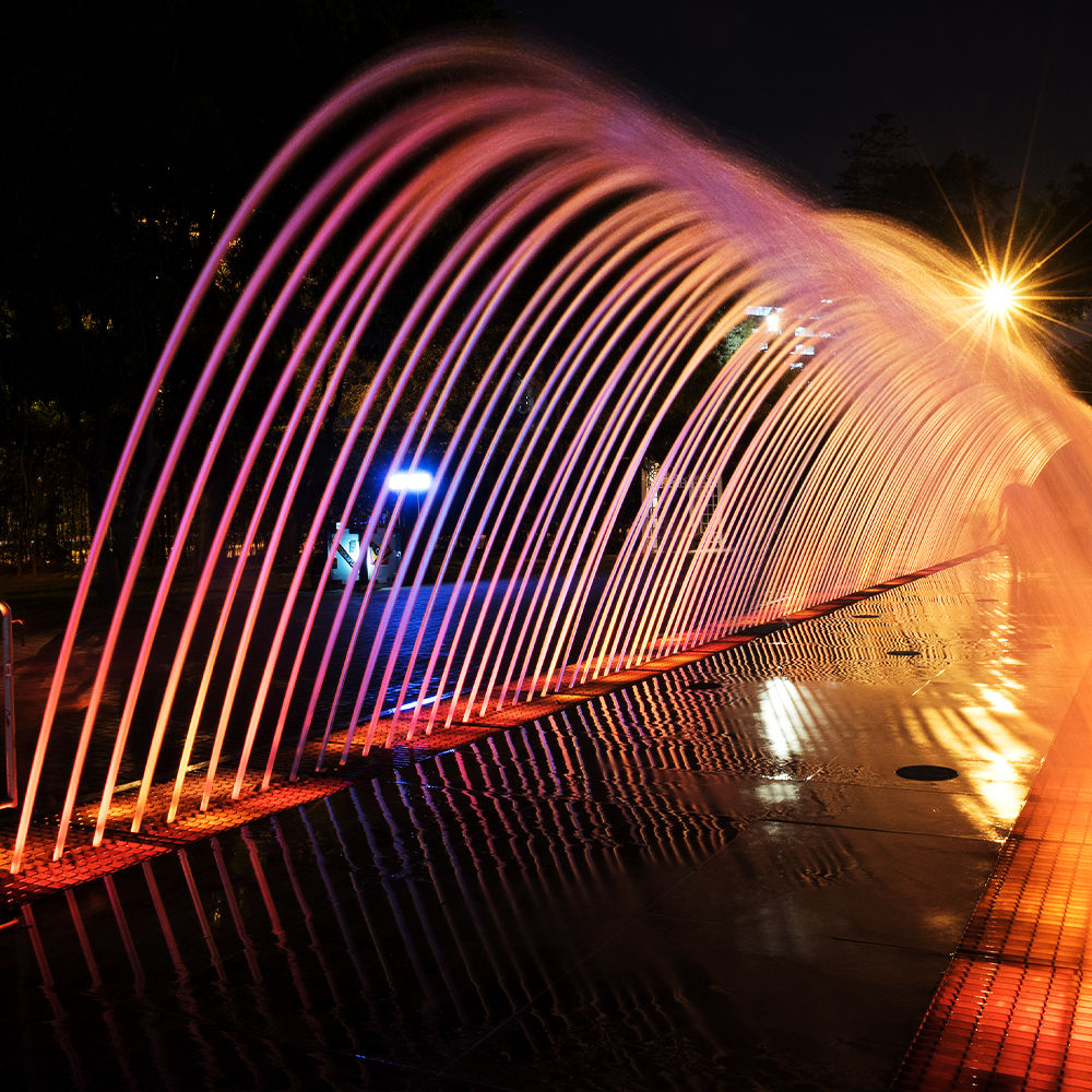 Jumping jet fountain