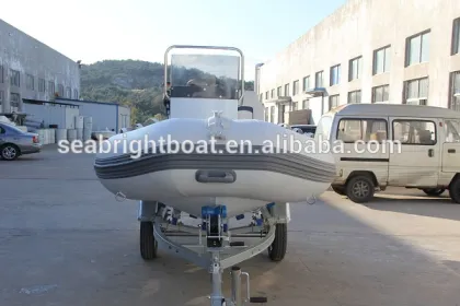 380cm 12ft CE Approved Aluminum Hull Customize Orca Hypalon RIB