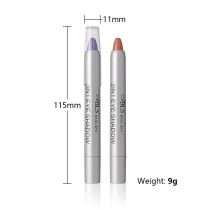 Reusable Eyebrow Seal & Wax Paper Stick Set with Waterproof Eye Shadow Stick