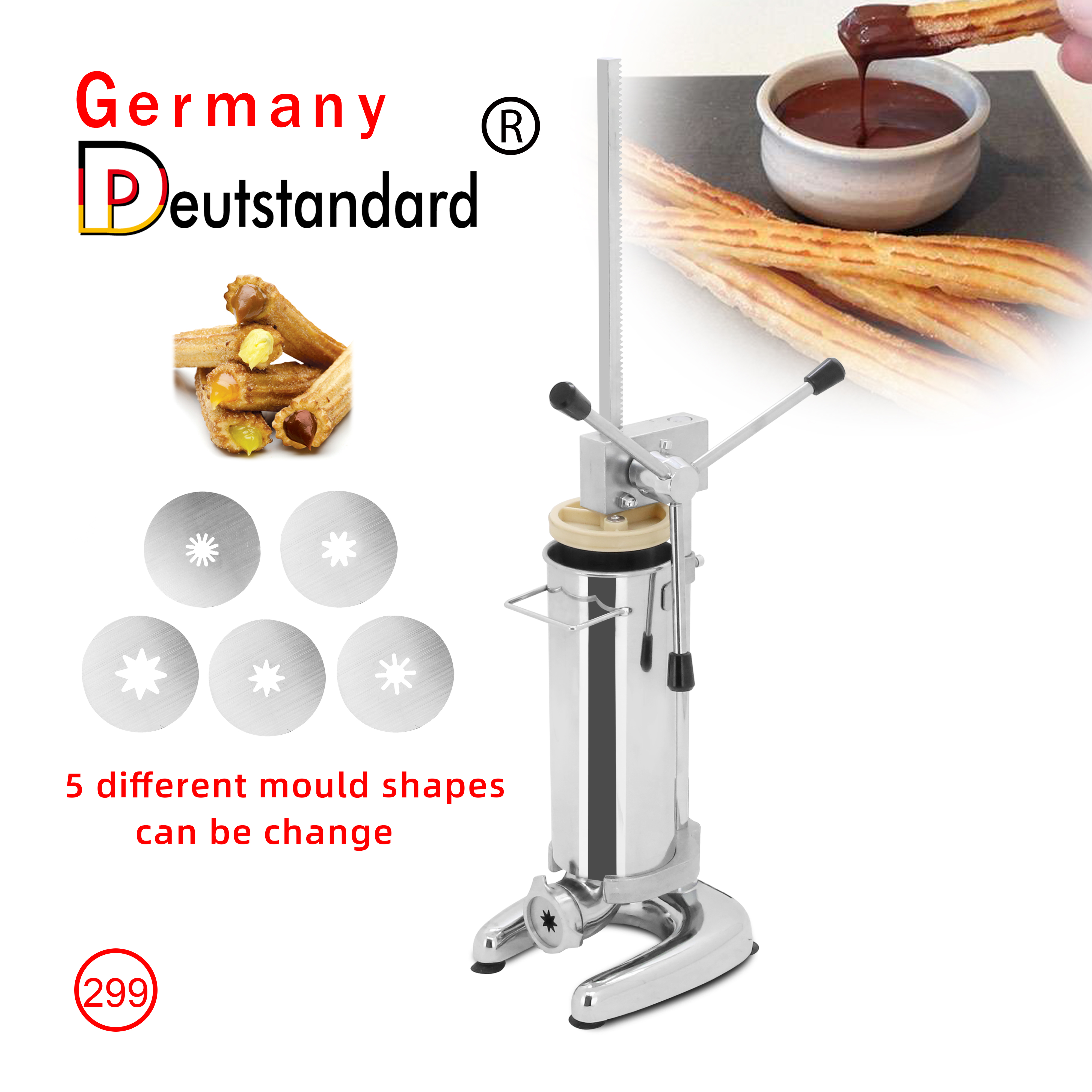 churros machine with 3L