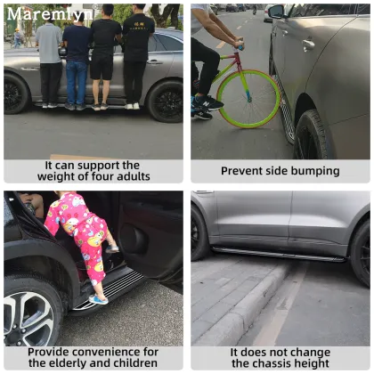 Maremlyn Quick Shipping Car SUV Modification Accessories - Side Running Board for Porsche Cayenne