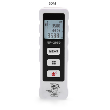 Noyafa Laser Distance Meter 50M Electronic Laser Digital Rangefinder Laser Range Finder Continuous Measuring Device