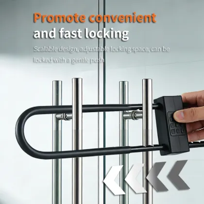 Combination Password U Shape Lock for Glass Doo