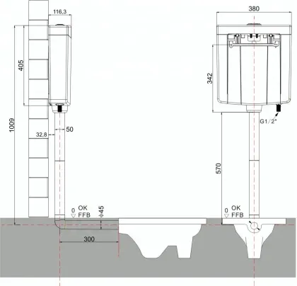Top Single Flush Toilet Tanks and Plumbing Fittings
