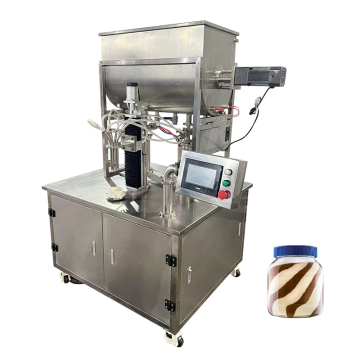 High-Quality Semi-Automatic Chocolate Filing Machine with Double Color Single Head Sauce Filling Capability