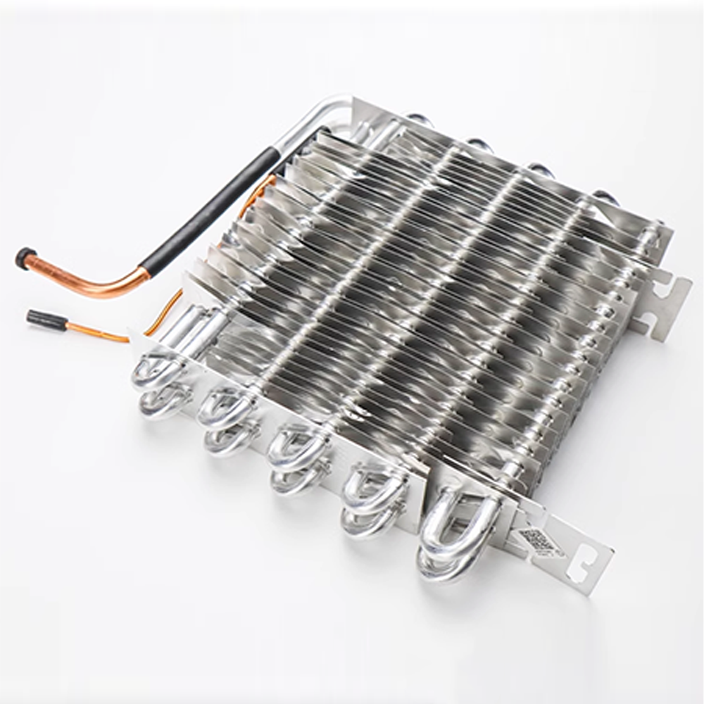 Aluminum evaporator for air conditioners