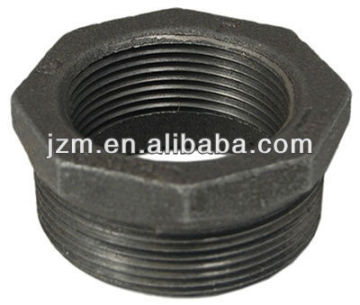 Hex Reducer Pipe Bushing black malleable iron