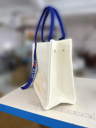 Customized canvas tote bag