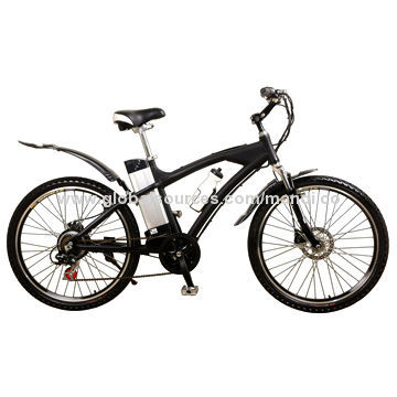 Electric Mountain Bike, Best in Class, Equipped with Six Speed Shimano and Disc Brakes