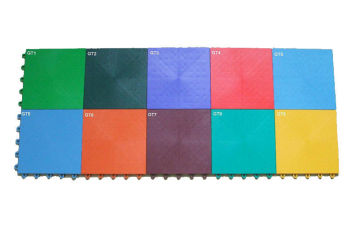 Colorful Futsal Floor, Suspended Modular Interlocking Gym Sports Flooring Customized