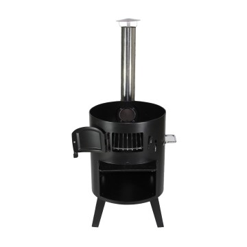 Home use multi functional Charcoal Chimney BBQ grill soup pot oven