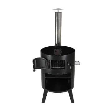 Home use multi functional Charcoal Chimney BBQ grill soup pot oven