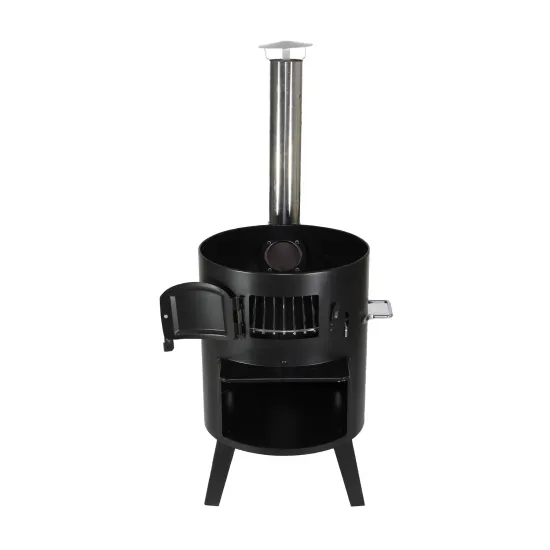 Home use multi functional Charcoal Chimney BBQ grill soup pot oven