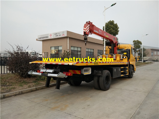 Tow Wrecker Vehicles with Cranes