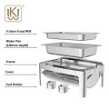 Acero stanilress acero oblongo buffet buffet productor de calentador de alimentos