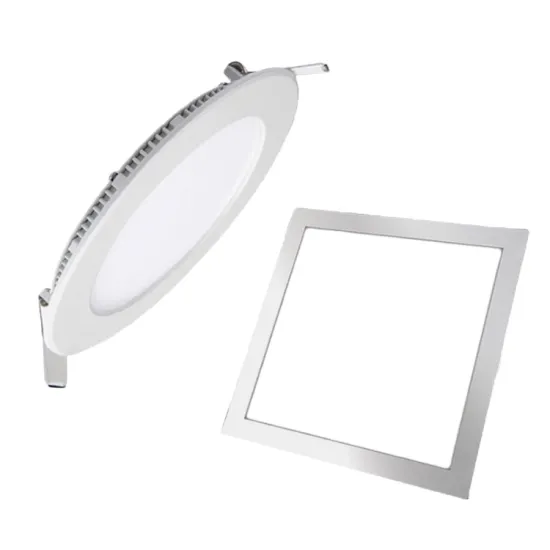 Recessed Round LED Panel Lights: 6W/12W/18W Luminous White Aluminum Body for Warm Office Lighting
